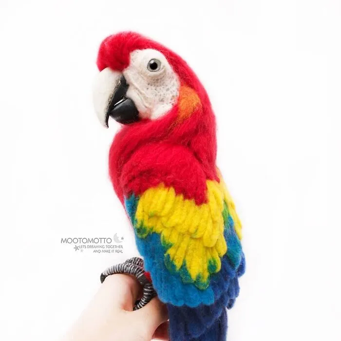 This Artist Makes Hyper-Realistic Wool Animal Sculptures, Here Are Her Best 70 Works