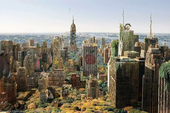 French Artist Creates Surrealistic Art That Shows What An Apocalyptic World Could Look Like (39 Pics)