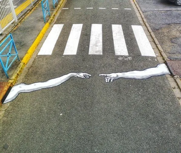 35 Humorous Street Art Pieces Incorporated Into The Streets Of Paris By OakOak (New Pics)