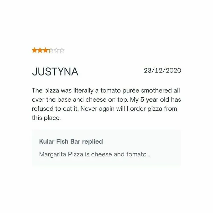 30 Times Restaurants Left Hilarious Replies Under Bad Reviews, Shared By This Instagram Page