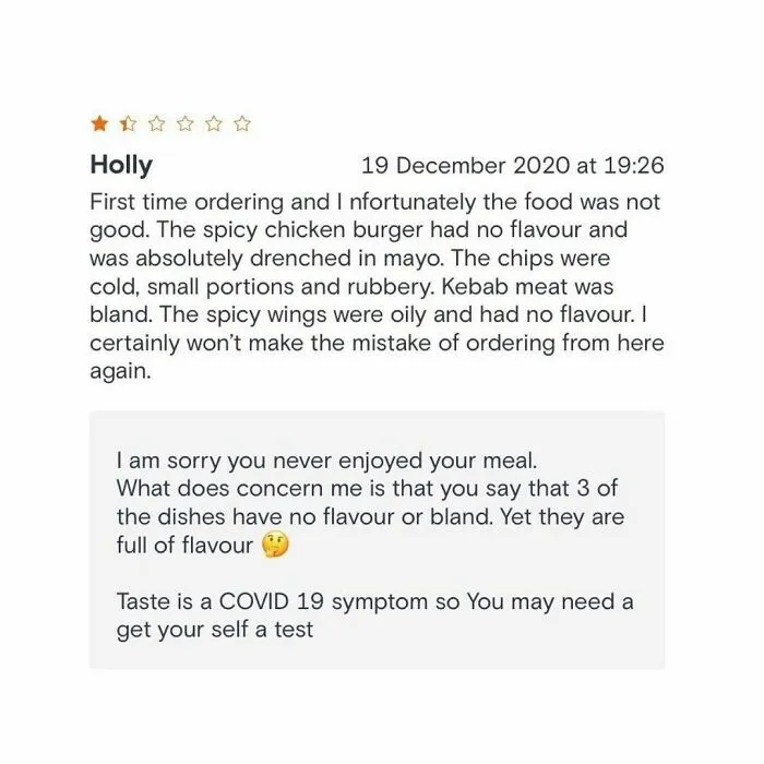 30 Times Restaurants Left Hilarious Replies Under Bad Reviews, Shared By This Instagram Page