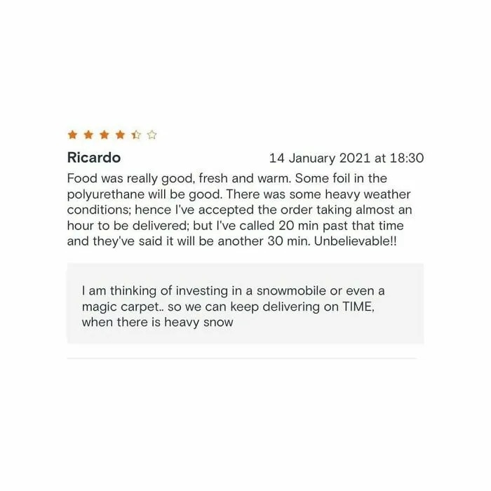 30 Times Restaurants Left Hilarious Replies Under Bad Reviews, Shared By This Instagram Page