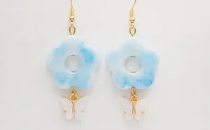 I Make Flower Earrings