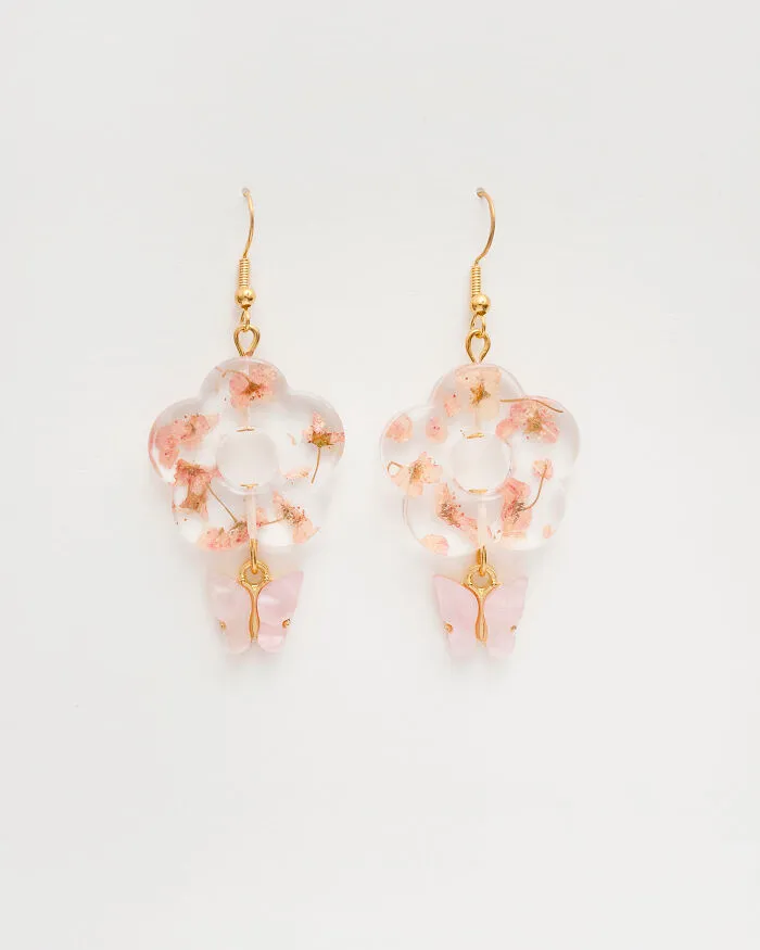 I Make Flower Earrings