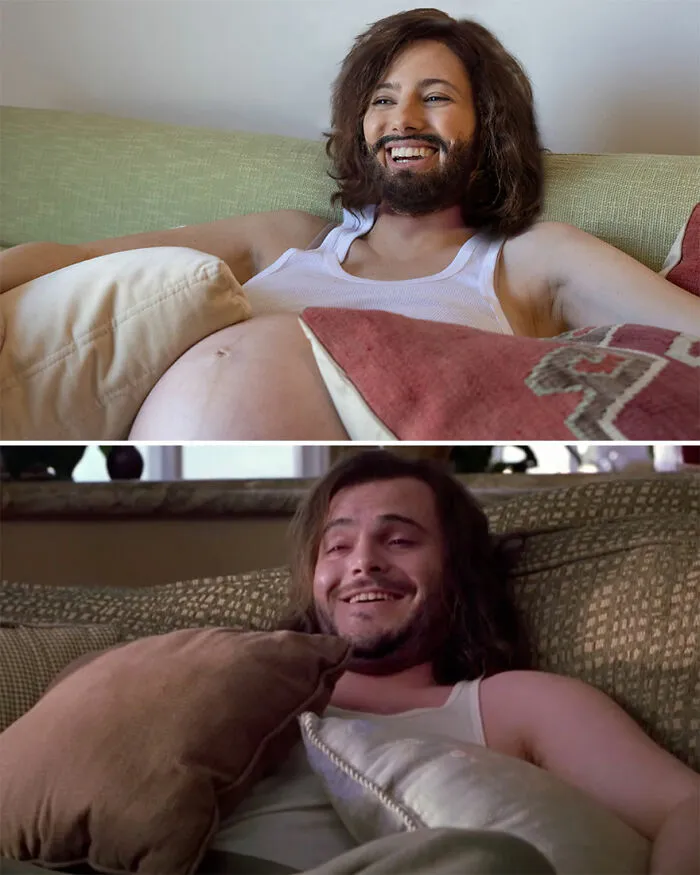 I Had A Maternity Photoshoot Based On The Legendary Roles Jack Black Has Played (11 Pics)