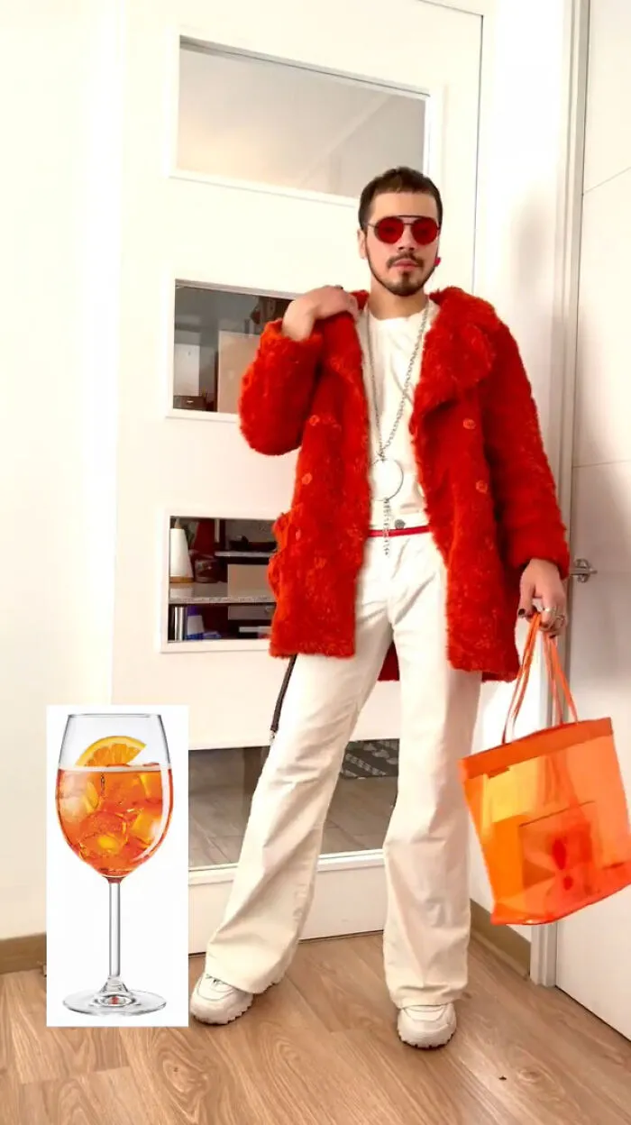 This Designer Goes Viral For Creating Outfits Based On Foods, Drinks, And Cleaning Products (16 Pics)