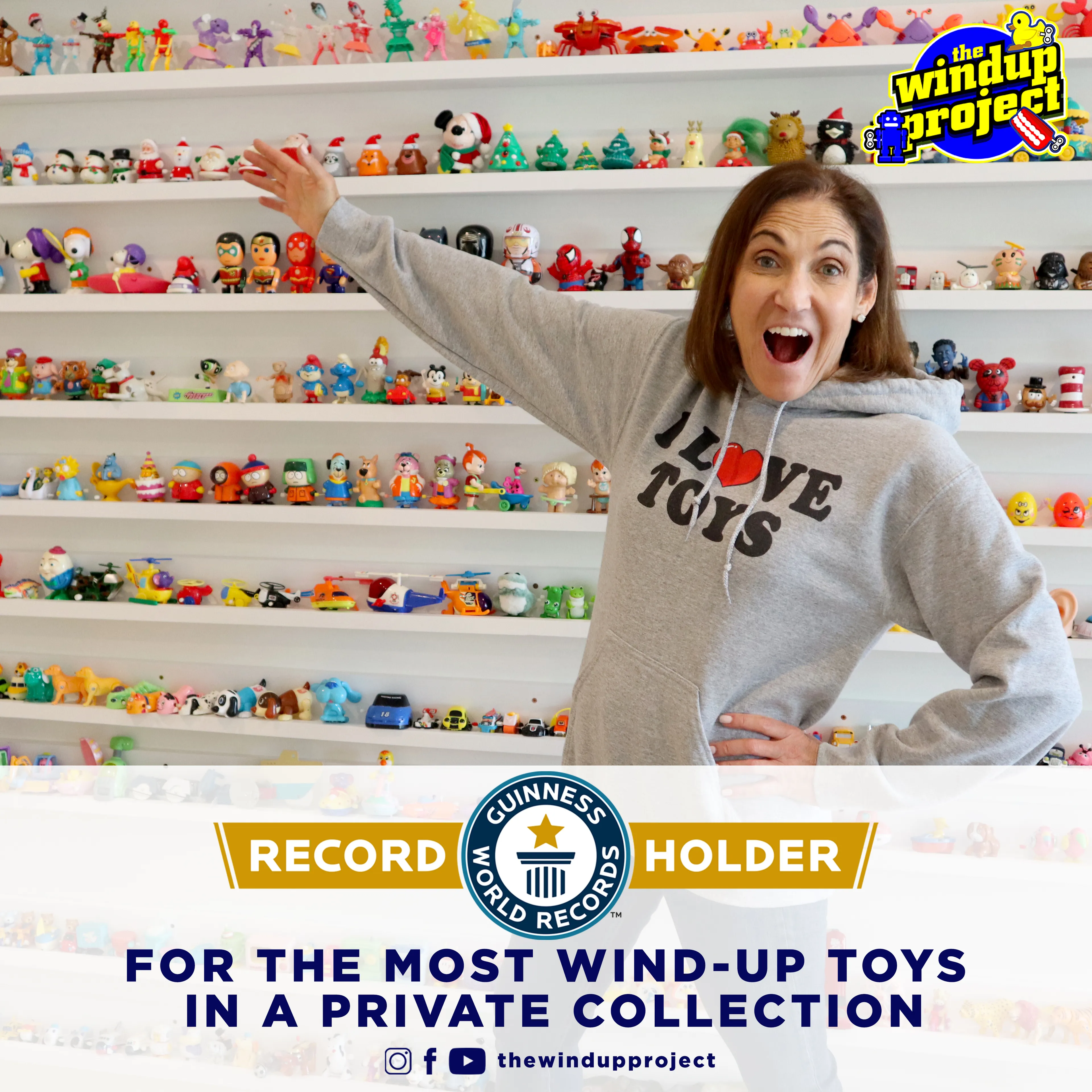 Guinness World Records Holder For The Most Wind-Up Toys In A Private Collection