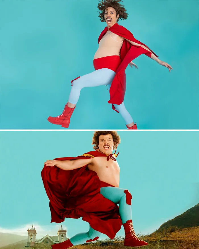 I Had A Maternity Photoshoot Based On The Legendary Roles Jack Black Has Played (11 Pics)