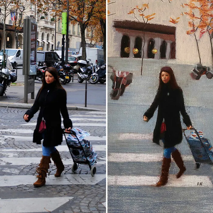 My 9 Colored Pencil And Pastel Portraits Of Parisians