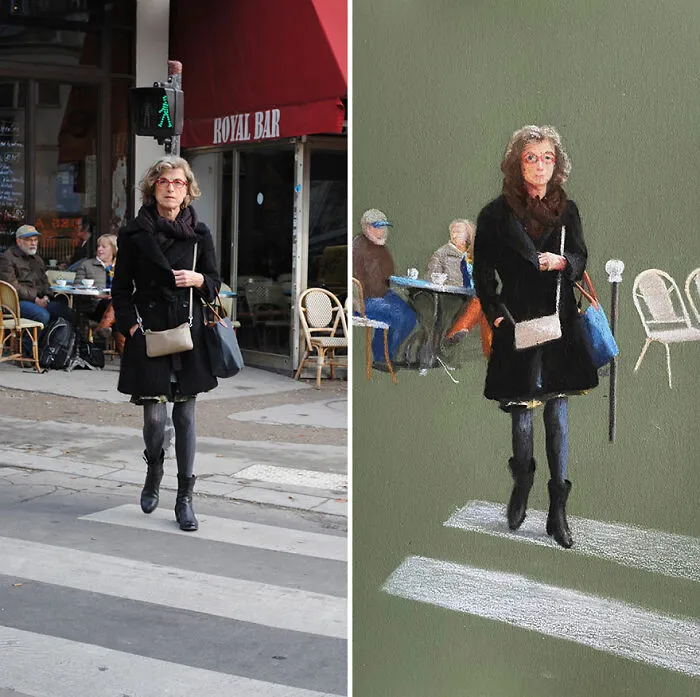 My 9 Colored Pencil And Pastel Portraits Of Parisians