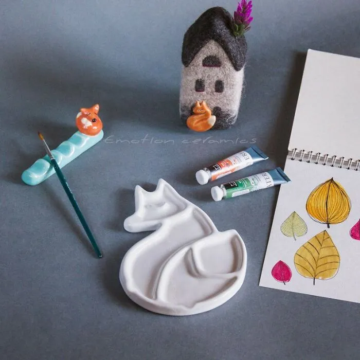 I Handmake Ceramics With Whimsical Animals On Them (44 Pics)