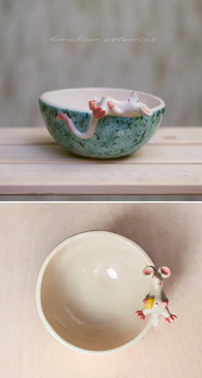 I Handmake Ceramics With Whimsical Animals On Them (44 Pics)