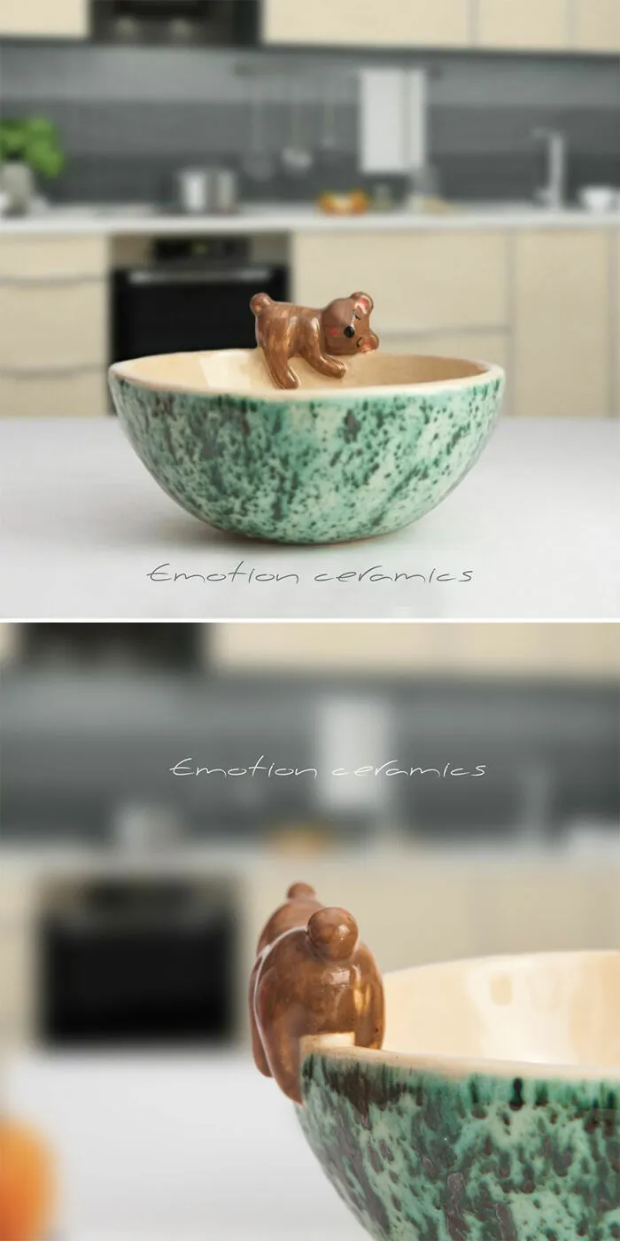 I Handmake Ceramics With Whimsical Animals On Them (44 Pics)