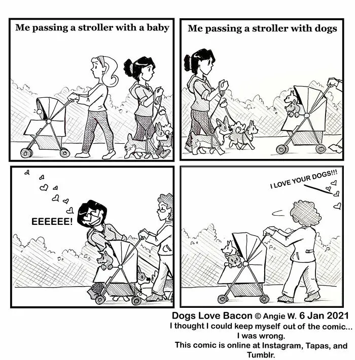 I Illustrate My Life With Two Rescue Dogs, And Here Are My Best 19 Comics