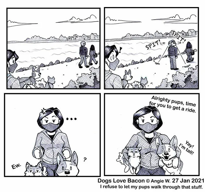 I Illustrate My Life With Two Rescue Dogs, And Here Are My Best 19 Comics