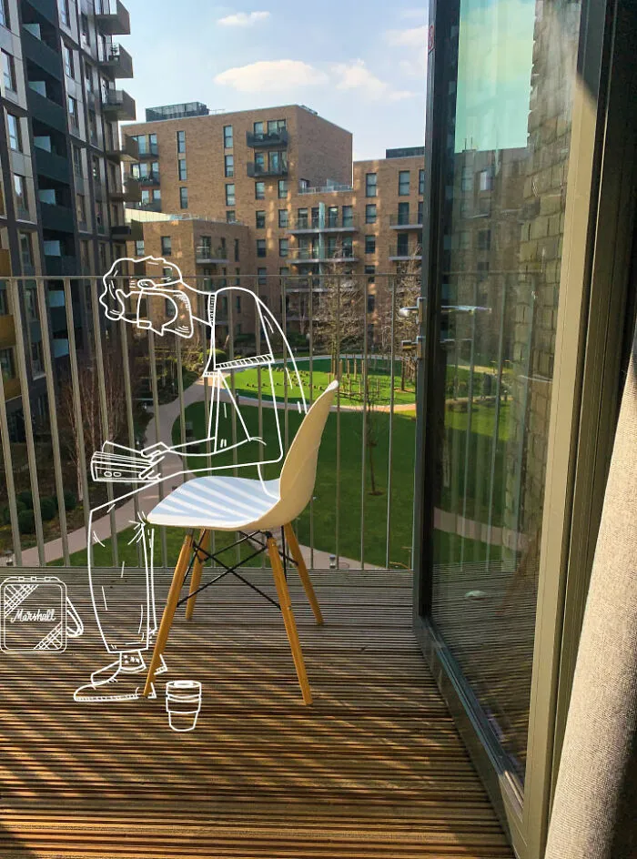 I Take The Pictures Around London And Make Illustrations On Top Of Them To Transform Them Into Something New (12 Pics)