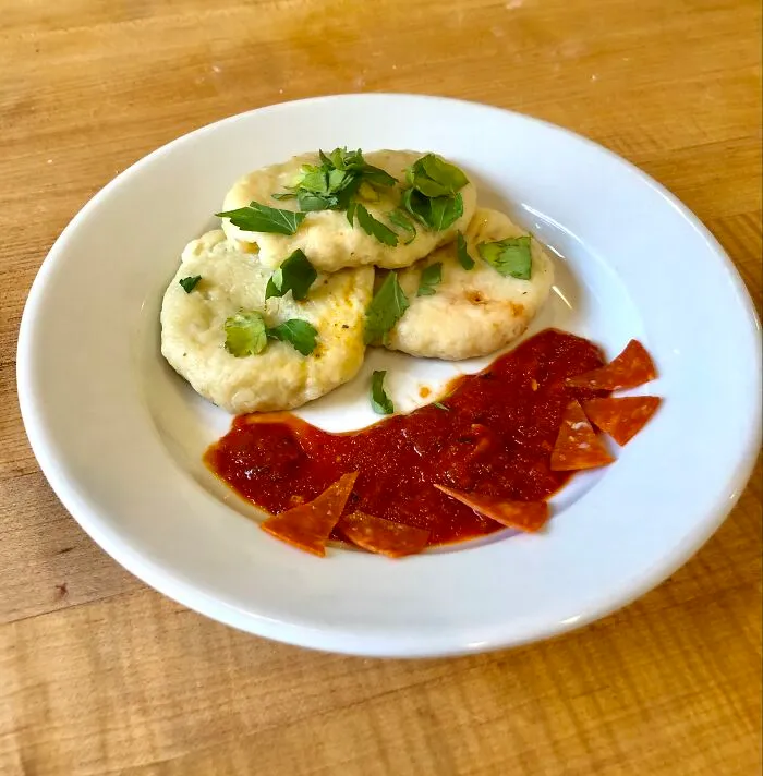 Caprese And Pesto Chicken-Stuffed Gnocchi
