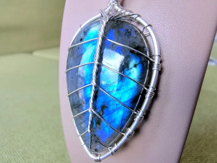 Some Close Up Shots Of The Labradorite Pendants I Made