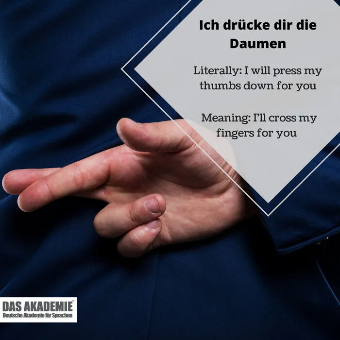 Ich Drücke Dir Die Daumen
