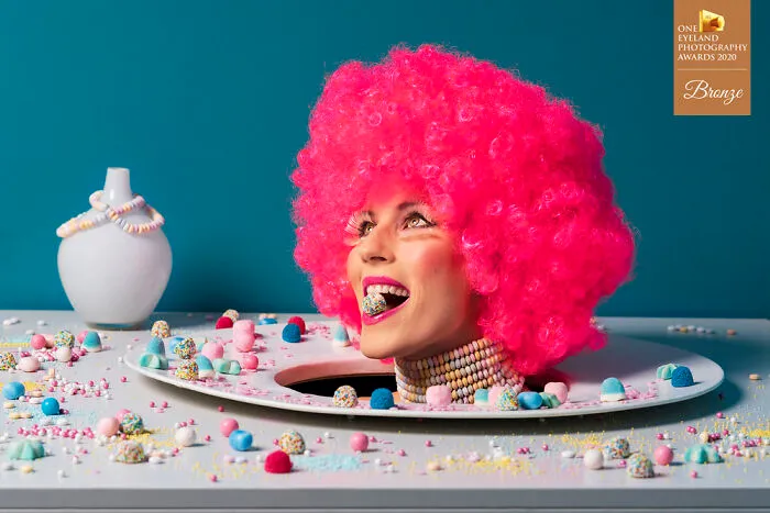 The Candy Head By Mathias Kniepeiss. Bronze In Advertising, Fine Art