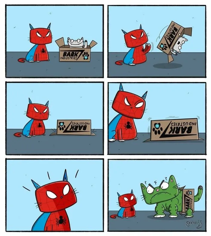 20 Cómics divertidos con finales inesperados, por Scribbly G (Nuevas imágenes)