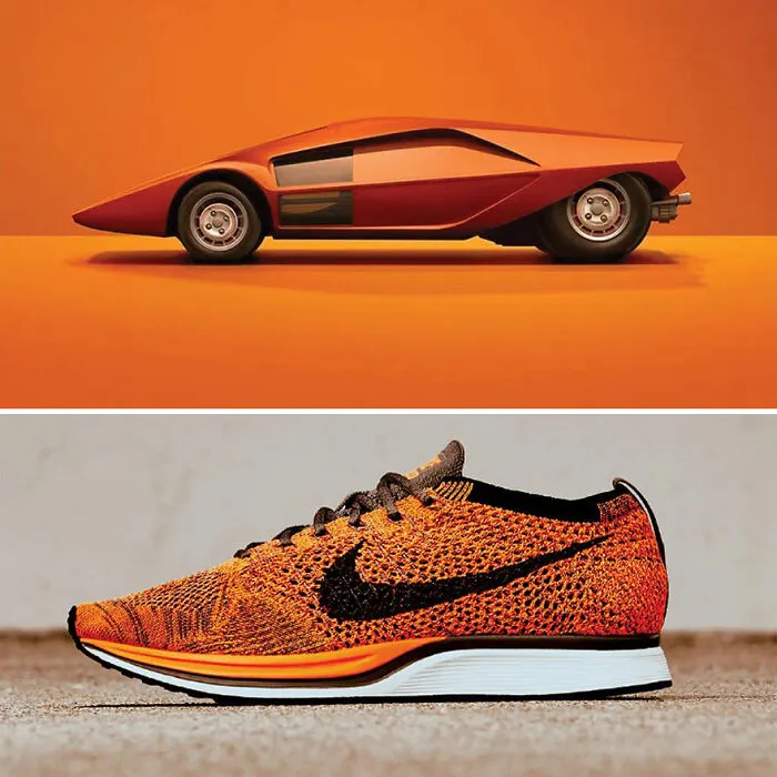 Designer Compares 30 Shoes And Cars To Show How Similar Their Designs Are