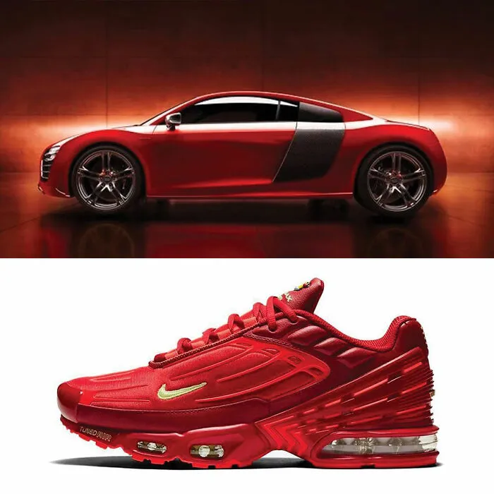 Designer Compares 30 Shoes And Cars To Show How Similar Their Designs Are