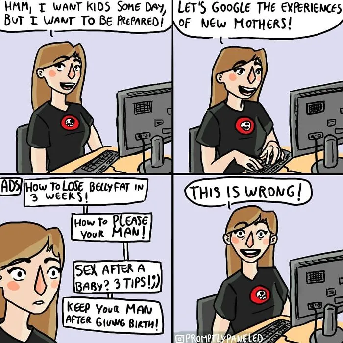 I Sum Up Everyday Life Problems Of A Girl In My 30 Feminist Comics