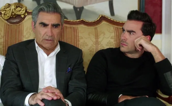 Eugene Levy y Dan Levy interpretaron a padre e hijo en Schitt's Creek (2015-2020)