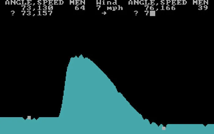 Time To Show My Age....... Artillery Game For Dos