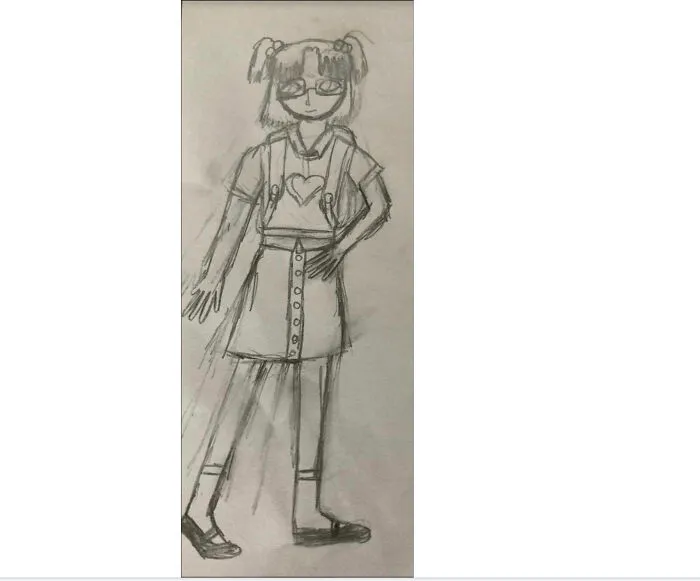 Her Name Is Miyu Suzuyama. I Actually Made Lots Of Good Drawings Of Ocs Today, But One I Hollered In The Hair Wrong And One Was On A Weird Sheet Of Paper So Here!