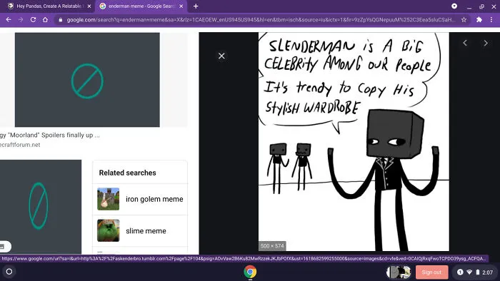 * Slender Man Has Entered The Chat* * In The Chat* Wait I Dont Know Them