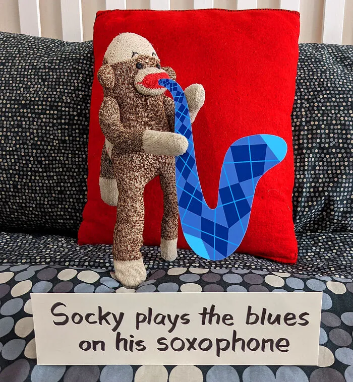 During The Pandemic, I Try To Amuse My Wife With This Sock Monkey, And I Hope It Will Amuse You Too (60 New Pics)