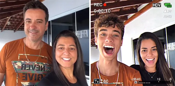 Esta tendencia viral de TikTok muestra a padres e hijos con un filtro retro y demuestra lo parecidos que son (30 fotos)