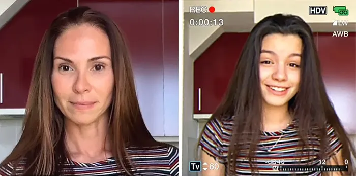 Esta tendencia viral de TikTok muestra a padres e hijos con un filtro retro y demuestra lo parecidos que son (30 fotos)