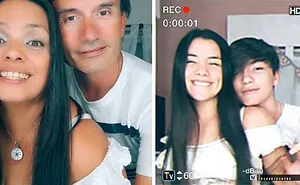 A Viral TikTok Trend Shows Parents And Their Children With A Retro Filter And Proves How Similar Parents And Children Are (30 Pics)