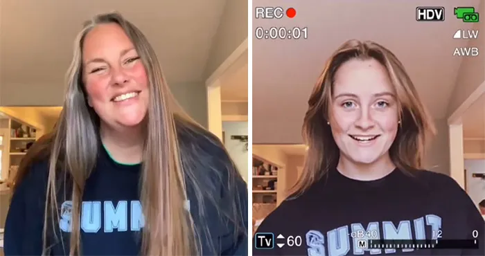 Esta tendencia viral de TikTok muestra a padres e hijos con un filtro retro y demuestra lo parecidos que son (30 fotos)