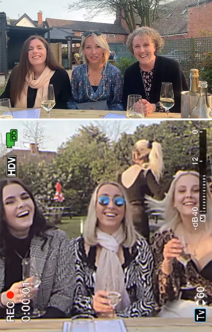Esta tendencia viral de TikTok muestra a padres e hijos con un filtro retro y demuestra lo parecidos que son (30 fotos)