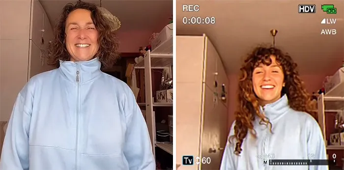 Esta tendencia viral de TikTok muestra a padres e hijos con un filtro retro y demuestra lo parecidos que son (30 fotos)