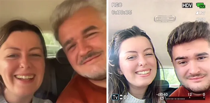 Esta tendencia viral de TikTok muestra a padres e hijos con un filtro retro y demuestra lo parecidos que son (30 fotos)
