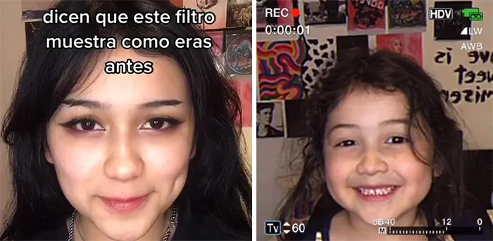 Esta tendencia viral de TikTok muestra a padres e hijos con un filtro retro y demuestra lo parecidos que son (30 fotos)
