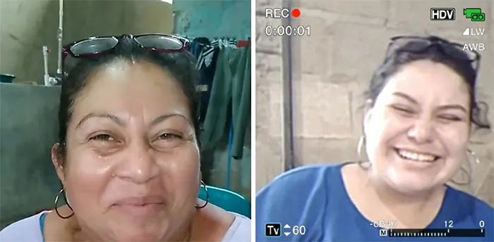 Esta tendencia viral de TikTok muestra a padres e hijos con un filtro retro y demuestra lo parecidos que son (30 fotos)