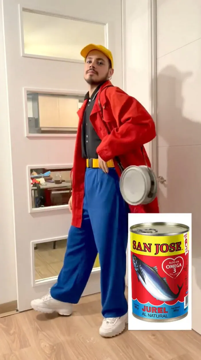 This Designer Goes Viral For Creating Outfits Based On Foods, Drinks, And Cleaning Products (16 Pics)