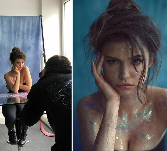 Este artista muestra lo que hay tras las cámaras en las fotos perfectas de Instagram y a sus 687k seguidores les encanta