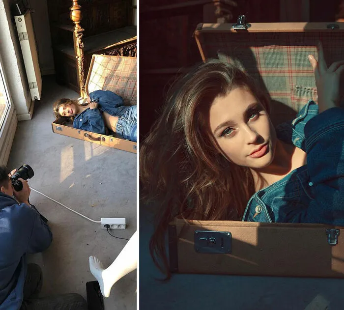 Este artista muestra lo que hay tras las cámaras en las fotos perfectas de Instagram y a sus 687k seguidores les encanta