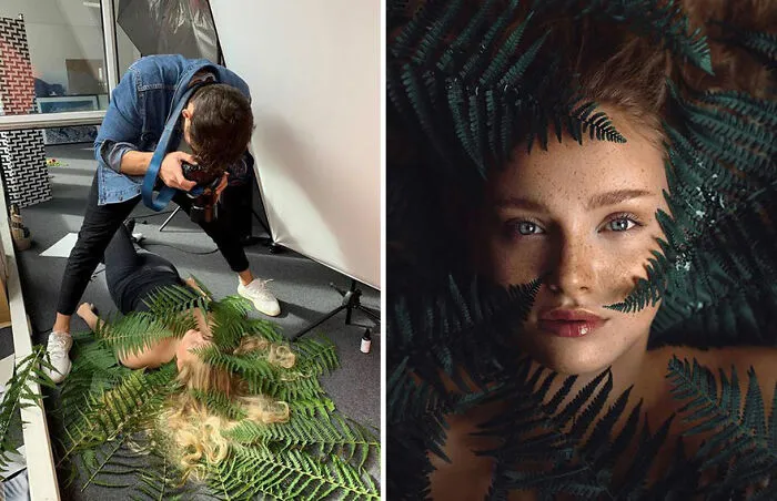 Este artista muestra lo que hay tras las cámaras en las fotos perfectas de Instagram y a sus 687k seguidores les encanta