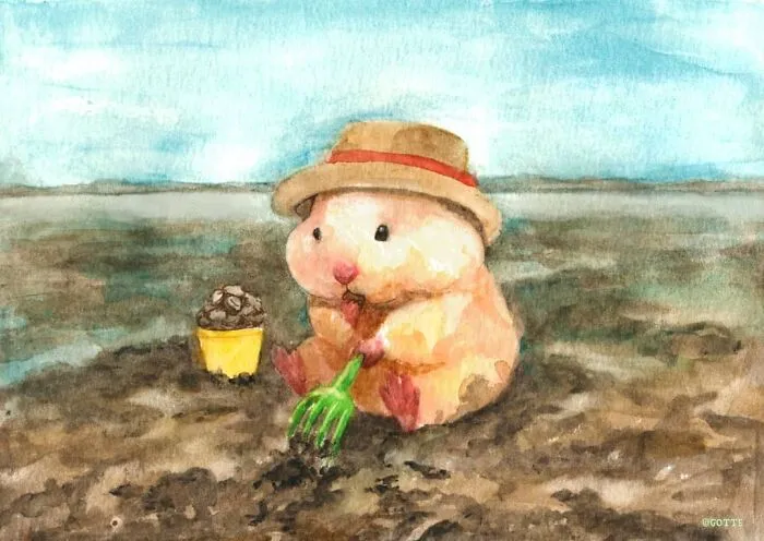 157 More Wholesome Illustrations Of A Hamster Named Sukeroku By Gotte