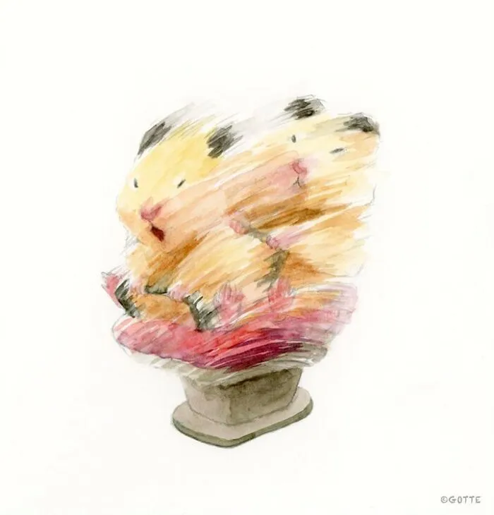 157 More Wholesome Illustrations Of A Hamster Named Sukeroku By Gotte