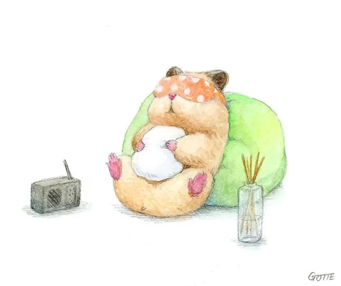 157 More Wholesome Illustrations Of A Hamster Named Sukeroku By Gotte