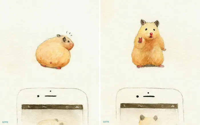 157 More Wholesome Illustrations Of A Hamster Named Sukeroku By Gotte